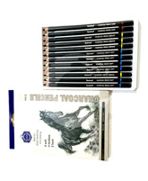 Charcoal Pencils Set Of 12 Pencils Keep Smiling